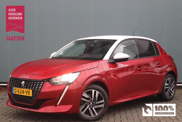 Peugeot 208 BWJ 2019 1.2 101 PK PureTech Blue Lease Allure HALF LEDER / CAMERA / VIRTUAL COCKPIT / CLIMA / NAVI / CRUISE / BLUETOOTH / PDC V+A / LMV 16 INCH / PRIV. GLAS / ISOFIX / MULTIFUNCT. STUUR