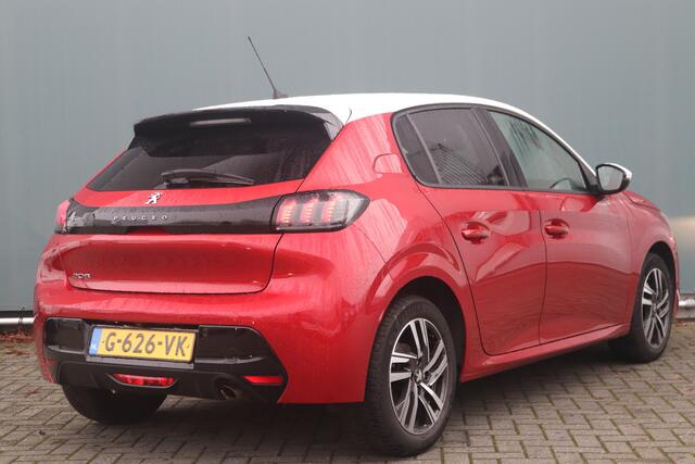 Peugeot 208 BWJ 2019 1.2 101 PK PureTech Blue Lease Allure HALF LEDER / CAMERA / VIRTUAL COCKPIT / CLIMA / NAVI / CRUISE / BLUETOOTH / PDC V+A / LMV 16 INCH / PRIV. GLAS / ISOFIX / MULTIFUNCT. STUUR