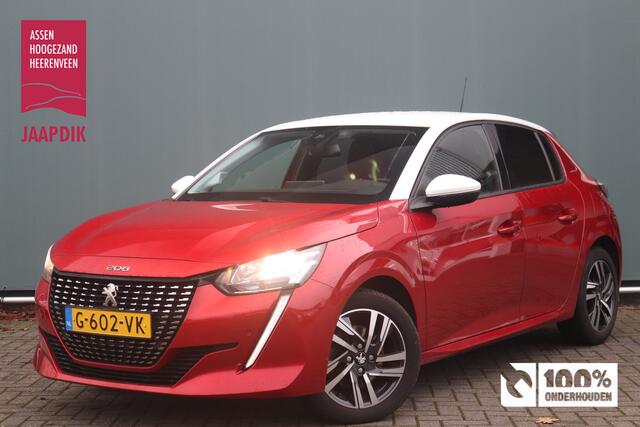 Peugeot 208 BWJ 2019 1.2 101 PK PureTech Blue Lease Allure HALF LEDER / CAMERA / VIRTUAL COCKPIT / CLIMA / NAVI / CRUISE / BLUETOOTH / PDC V+A / LMV 16 INCH / PRIV. GLAS / ISOFIX / MULTIFUNCT. STUUR