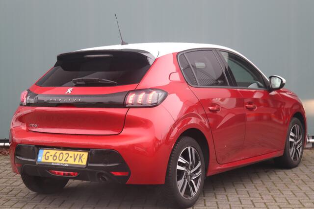 Peugeot 208 BWJ 2019 1.2 101 PK PureTech Blue Lease Allure HALF LEDER / CAMERA / VIRTUAL COCKPIT / CLIMA / NAVI / CRUISE / BLUETOOTH / PDC V+A / LMV 16 INCH / PRIV. GLAS / ISOFIX / MULTIFUNCT. STUUR