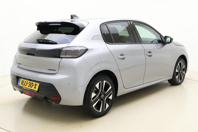 Peugeot 208 Hybrid e-DCS6 Allure 100 PK | Automaat | Licht metalen velgen | Camera | Parkeersensor | Navigatie | DAB+ | Adaptieve cruise control | 1e eigenaar