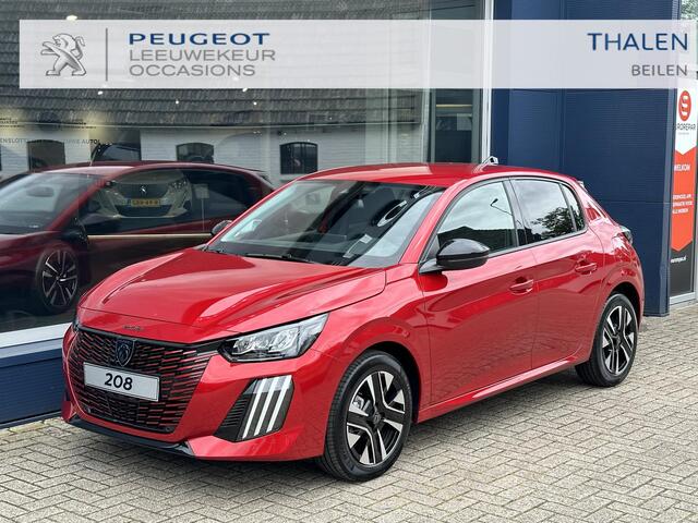 Peugeot 208 1.2 Turbo 100 PK Allure | ¤ 4200 DEMO korting | Nieuwste Model | 2025 Auto | Stoelverwarming | Navigatie | 360 graden Camera + dodehoek detectie | LED Verlichting | Parkeersensoren | Privacy Glas | Half Lederen Bekleding | Lichtmetalen Velgen |