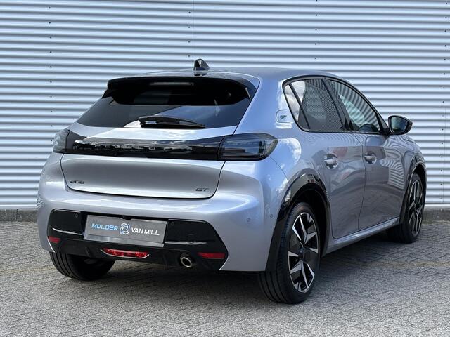 Peugeot 208 GT 1.2 Turbo 100pk | DRAADLOOS APPLE CARPLAY / ANDROID AUTO | 360° CAMERA | ADAPTIVE CRUISE | 17" LM-VELGEN | LEDER/STOF | DODEHOEKBEW. | CLIMA | DAB+ | ISOFIX
