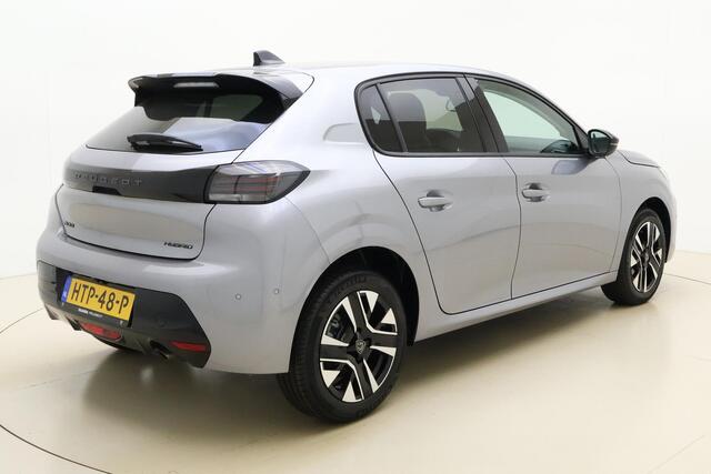 Peugeot 208 1.2 Hybrid 110 e-DCS6 Allure | AUTOMAAT | Navigatie | Dodehoek Detectie | Parkeer Sensoren Rondom | Airco | Lichtmetalen Velgen |