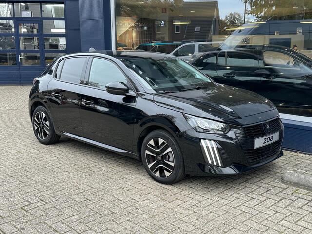 Peugeot 208 Allure 1.2 Turbo 100 PK 6-Bak | LED Koplampen | Facelift Model | Parkeersensoren Rondom | 10'' inch Touch Screen | Draadloze telefoon Navigatie via Apple Car play/ Android Auto | Cruise Control | Rijbaan Bewaking | Stuurwiel Bediening | Half Lederen Bekl