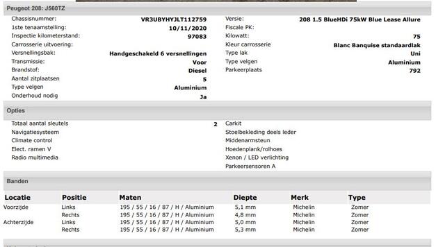 Peugeot 208 1.5 HDi Blue Lease Allure / Navigatie / Pdc.+Camera / Airco-ecc./ Radio-multimedia /