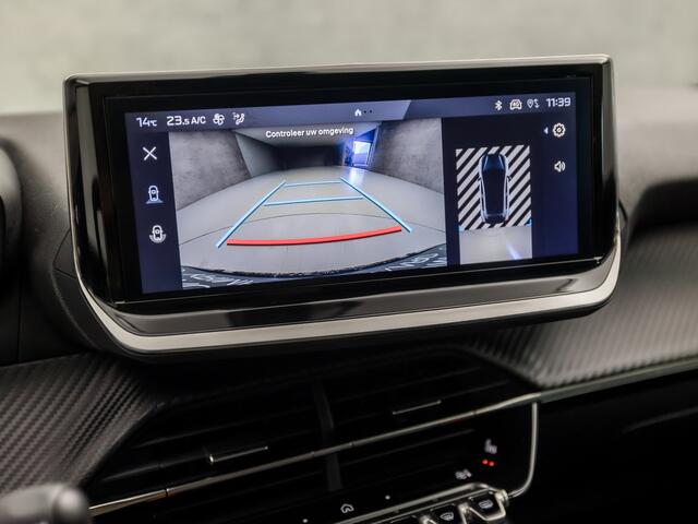 Peugeot 208 Hybrid 100 e-DCS6 Allure Automaat (VIRTUAL COCKPIT, APPLE CARPLAY, GROOT NAVI, 360 CAMERA, LEDER, STOELVERWARMING, SPORTSTOELEN, ADAPTIVE CRUISE, GETINT GLAS, NIEUWSTAAT)