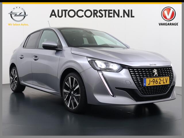Peugeot 208 1.2I 101PK 5Drs Panoramadak Navi Ecc Apple Carplay Android Auto Cruise Control Pdc Allure Bluetooth Isofix Lmv 17" Led Privacy Glas Keyless Rijstrooksensor 1e Eigenaar Origineel Nederlandse Auto Nieuwprijs ¤24.923,-