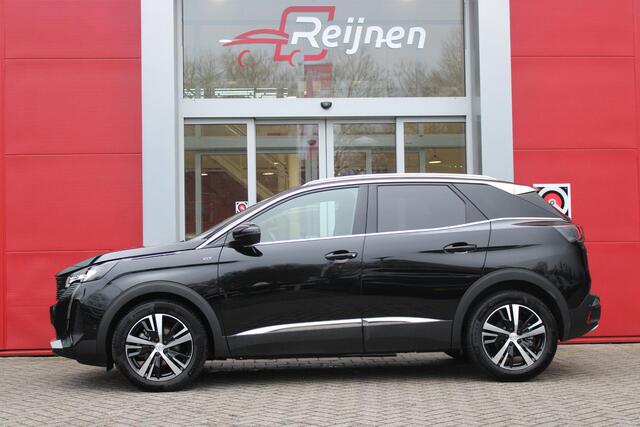 Peugeot 3008 1.2 Hybrid 136PK GT | 360° CAMERA | NAVIGATIE | ADAPTIVE CRUISE CONTROL | APPLE CARPLAY/ANDROID AUTO | CLIMATE CONTROL | 18" LICHTMETALEN VELGEN | DODEHOEK DETECTIE | KEYLESS ENTRY/START | FULL LED KOPLAMPEN | PARKEERSENSOREN VOOR EN ACHTER | DAB+ RADIO |