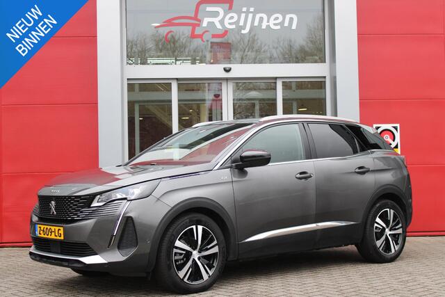 Peugeot 3008 1.2 Hybrid 136PK GT | NAVIGATIE | APPLE CARPLAY/ANDROID AUTO | 360° CAMERA | FULL LED KOPLAMPEN | KEYLESS ENTRY/START | DODEHOEK DETECTIE | CLIMATE CONTROL | DAB+ RADIO | ADAPTIVE CRUISE CONTROL |