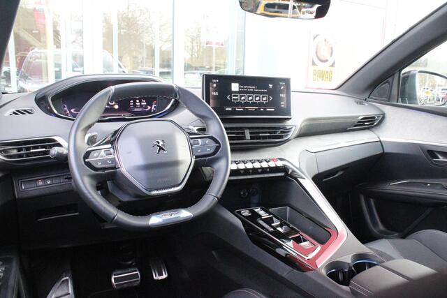 Peugeot 3008 1.2 Hybrid 136PK GT | 360° CAMERA | NAVIGATIE | ADAPTIVE CRUISE CONTROL | APPLE CARPLAY/ANDROID AUTO | CLIMATE CONTROL | 18" LICHTMETALEN VELGEN | DODEHOEK DETECTIE | KEYLESS ENTRY/START | FULL LED KOPLAMPEN | PARKEERSENSOREN VOOR EN ACHTER | DAB+ RADIO |