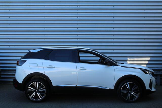 Peugeot 3008 1.2 PureTech 131pk Blue Lease GT AUTOMAAT NL-Auto NAP BTW Clima Cruise Navi 360 Camera Carplay Keyless LMV