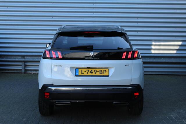 Peugeot 3008 1.2 PureTech 131pk Blue Lease GT AUTOMAAT NL-Auto NAP BTW Clima Cruise Navi 360 Camera Carplay Keyless LMV