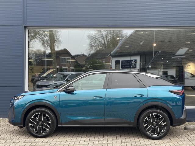 Peugeot 3008 1.2 Hybrid 145 PK GT | Bouwjaar 2025 | Alcantara Stoelen | Panorama Navigatie | 360 Vision Camera | Dode Hoek Signalering | Elektrische Kofferklep | Keyless Entry | Full LED Verlichting | Stoelverwarming | 19" Lichtmetalen Velgen |