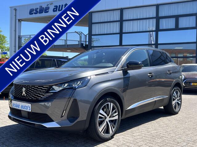 Peugeot 3008 1.2 130 pk Automaat Allure Pack Navigatie Camera Carplay ACC DAB Stoelverwarming Keyless Led 18 Inch Velgen Zwart Dak Parkeersensoren Getint Glas