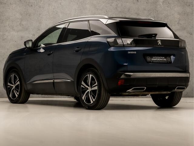 Peugeot 3008 1.6 HYbrid 225 GT 225Pk Automaat (APPLE CARPLAY, GROOT NAVI, 360 CAMERA, ADAPTIVE CRUISE, LEDER, KEYLESS, SPORTSTOELEN, SFEERVERLICHTING, LANE ASSIST, GETINT GLAS, NIEUWSTAAT)