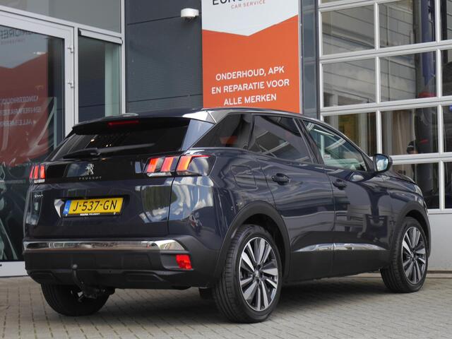 Peugeot 3008 1.2 PureTech Blue Lease Premium | Automaat | Trekhaak | 19 inch lichtmetalen velgen | Elektrisch bedienbare kofferbakklep | Navigatie | Achteruitrijcamera | Draadloze telefoonlader | Keyless entry en start