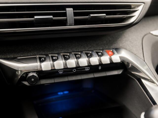 Peugeot 3008 1.2 PureTech Premium Sport 131Pk (APPLE CARPLAY, GROOT NAVI, LEDER, 360 CAMERA, KEYLESS, SPORTSTOELEN, GETINT GLAS, ELEK ACHTERKLEP, CRUISE, NIEUWSTAAT)