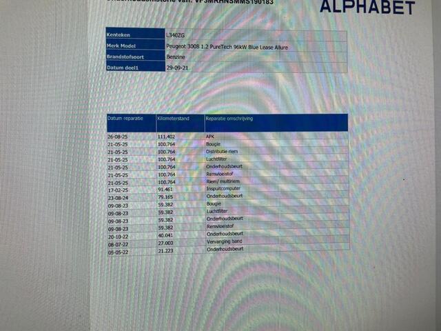 Peugeot 3008 1.2 PureTech Allure - Carplay, Camera, Digitaal Cockpit, Cruise, Afn. Trekhaak