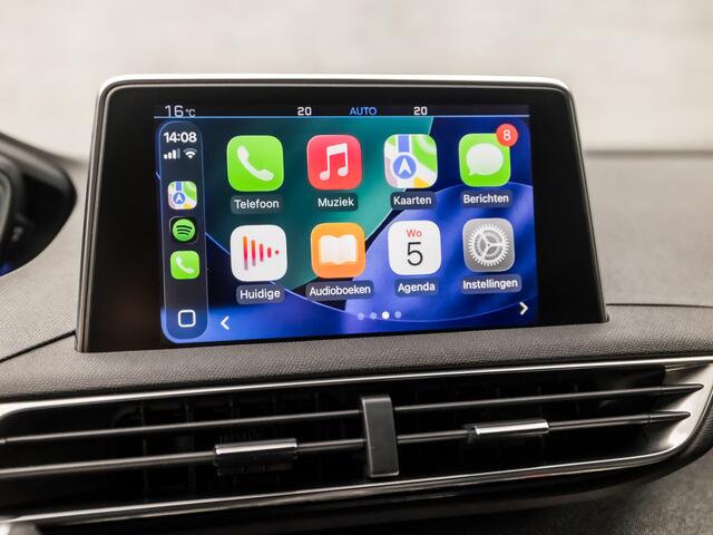 Peugeot 3008 1.2 PureTech Sport Automaat (APPLE CARPLAY, GROOT NAVI, LEDER, KEYLESS, 360 CAMERA, SPORTSTOELEN, ELEK ACHTERKLEP, GETINT GLAS, CRUISE, NIEUWSTAAT)