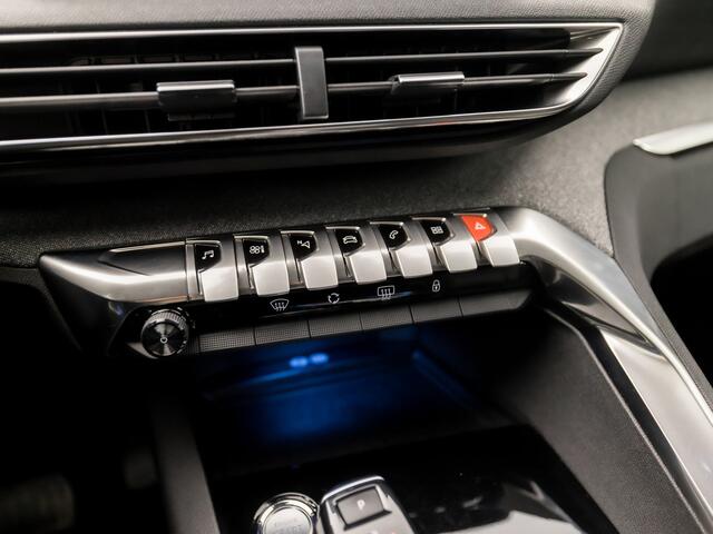 Peugeot 3008 1.2 PureTech Sport Automaat (APPLE CARPLAY, GROOT NAVI, LEDER, KEYLESS, 360 CAMERA, SPORTSTOELEN, ELEK ACHTERKLEP, GETINT GLAS, CRUISE, NIEUWSTAAT)