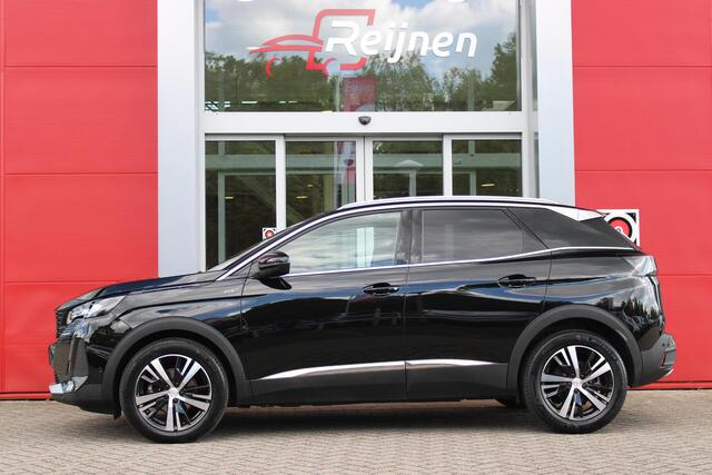 Peugeot 3008 1.2 Hybrid 136PK GT | 360° CAMERA | NAVIGATIE | ADAPTIVE CRUISE CONTROL | APPLE CARPLAY/ANDROID AUTO | CLIMATE CONTROL | 18" LICHTMETALEN VELGEN | DODEHOEK DETECTIE | KEYLESS ENTRY/START | FULL LED KOPLAMPEN | PARKEERSENSOREN VOOR EN ACHTER | DAB+ RADIO |