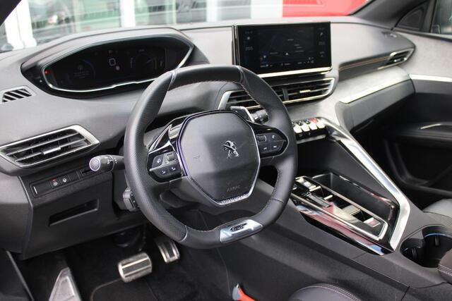 Peugeot 3008 1.2 Hybrid 136PK GT | 360° CAMERA | NAVIGATIE | ADAPTIVE CRUISE CONTROL | APPLE CARPLAY/ANDROID AUTO | CLIMATE CONTROL | 18" LICHTMETALEN VELGEN | DODEHOEK DETECTIE | KEYLESS ENTRY/START | FULL LED KOPLAMPEN | PARKEERSENSOREN VOOR EN ACHTER | DAB+ RADIO |