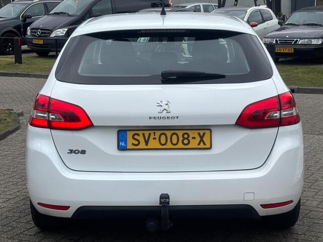 Peugeot 308 1.6 HDI 2018 Wit Trekhaak Facelift