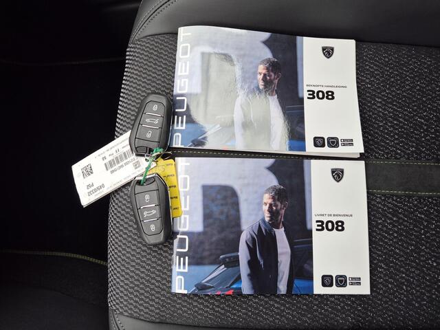 Peugeot 308 SW 1.2 Hybrid 136 e-DCS6 GT Automaat / Apple Carplay Android Auto / Navigatie / Adaptief cruise control / Keyless Entry/Start / Rondomzicht camera / Lichtmetalen wielen 18" /
