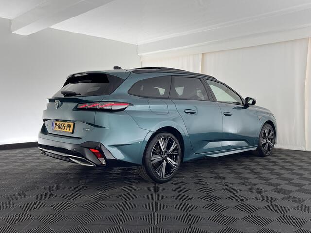 Peugeot 308 SW 1.6 HYbrid 180 GT Pack Business (INCL.BTW) Aut. *PANO | 1/2LEATHER | MATRIX-LED | TOP-VIEW | MEMORY-PACK | ADAPTIVE-CRUISE | BLINDSPOT | DIGI-COCKPIT | SPORT-SEATS | KEYLESS | NAVI-FULLMAP | 19''ALU*