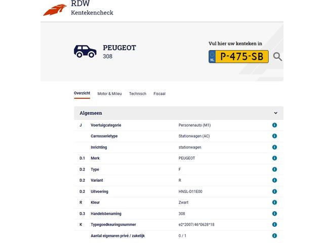 Peugeot 308 SW 1.2 PureTech Allure Pack Business (131 PK) 1e-Eig. & Dealer-Onderh. BOVAG-Garantie. NL-Auto.