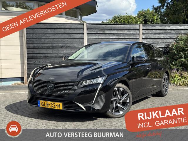 Peugeot 308 SW Allure 1.2 Hybrid 136PK e-DCS6 Automaat Navigatie, Achteruitrijcamera, Keyless, Parkeersensoren, Adaptieve Cruise Control