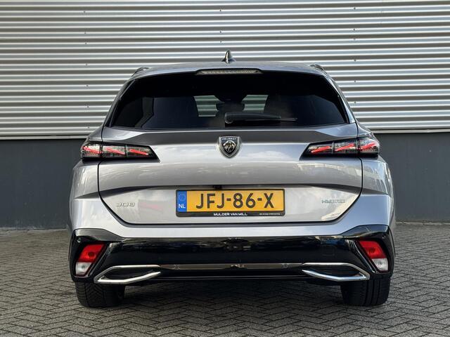 Peugeot 308 SW GT 1.6 HYbrid PHEV 225pk e-EAT8 | NAVI | STUUR+VOORRUITVERW. | FOCAL HIFI | ELEKTR. A.KLEP | 360° CAMERA | ALL-SEASONBANDEN | KEYLESS ENTRY |