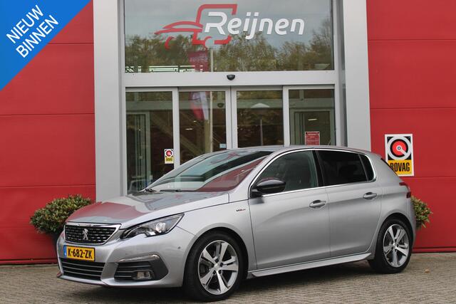 Peugeot 308 1.2 130PK GT-LINE | MASSAGE STOELEN | NAVIGATIE | APPLE CARPLAY/ANDROID AUTO | 17" LICHTMETALEN VELGEN | ALL SEASON BANDEN | FULL LED KOPLAMPEN | DAB+ RADIO | CLIMATE CONTROL | STOEL VERWARMING | CRUISE CONTROL | KEYLESS ENTRY/START | DODEHOEK BEWAKING | 