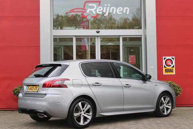 Peugeot 308 1.2 130PK GT-LINE | MASSAGE STOELEN | NAVIGATIE | APPLE CARPLAY/ANDROID AUTO | 17" LICHTMETALEN VELGEN | ALL SEASON BANDEN | FULL LED KOPLAMPEN | DAB+ RADIO | CLIMATE CONTROL | STOEL VERWARMING | CRUISE CONTROL | KEYLESS ENTRY/START | DODEHOEK BEWAKING | 