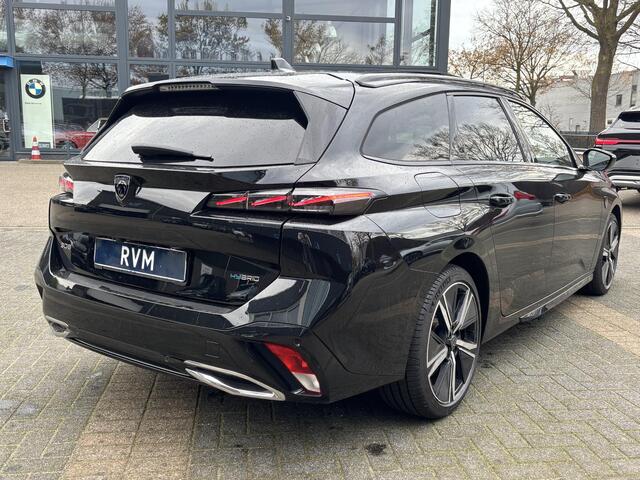 Peugeot 308 1.6 Plug-in Hybrid 225 GT STUUR + STOELVERW. MET MASSAGE| ELEK. STOEL| PANO| 360 CAMERA| ELEK. ACHTERKLEP| DODE HOEK| KEYLESS