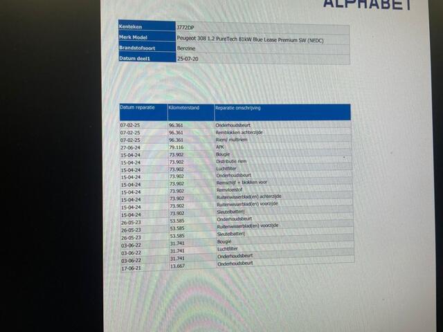 Peugeot 308 SW 1.2 PureTech Premium - Carplay, panorama, Navi, Camera, Cruise