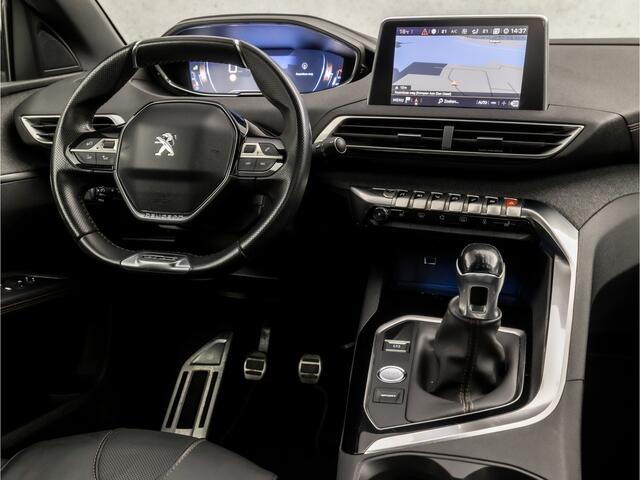 Peugeot 5008 1.2 PureTech GT-Line Luxe 7 Persoons (PANORAMADAK, APPLE CARPLAY, NAPPA LEDER, MEMORY SEATS, STOELVERWARMING, SPORTSTOELEN, 360 CAMERA, KEYLESS, LED KOPLAMPEN, MASSAGE, NIEUWSTAAT)