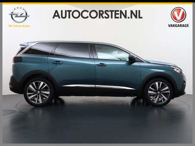 Peugeot 5008 T131PK AUT-8 7-Pers. Pano-Dak Elektr.Stoel+Geheug. Adaptive-Cruise Afn.Trekhaak Apple Android Carplay Navi 360-Camera Elektr.A-Klep DAB+ MirrorScreen Park-Assist 19"LM Connected-Services Elektr. Achterklep PDC-A+Voor 1/2 Leder Keyless Bordherkenning Premi