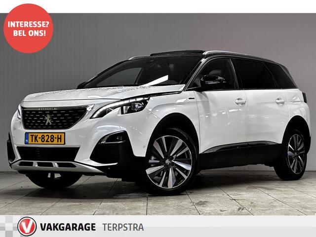 Peugeot 5008 1.2 PureTech GT-Line/ 7-PERSOONS!/ Trekhaak/ Virtual-Cockpit/ Keyless/ VOL LEDER/ LED Koplampen/ Apple + Android/ Lane-Assist./ Stoelverw./ Grootlicht Assist./ 19'' LMV/ Camera/ Zwarte-Hemel/ Elek. stoel(en) + Mem