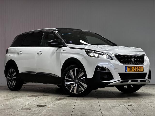 Peugeot 5008 1.2 PureTech GT-Line/ 7-PERSOONS!/ Trekhaak/ Virtual-Cockpit/ Keyless/ VOL LEDER/ LED Koplampen/ Apple + Android/ Lane-Assist./ Stoelverw./ Grootlicht Assist./ 19'' LMV/ Camera/ Zwarte-Hemel/ Elek. stoel(en) + Mem