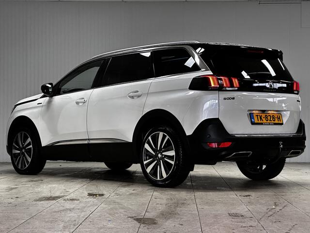 Peugeot 5008 1.2 PureTech GT-Line/ 7-PERSOONS!/ Trekhaak/ Virtual-Cockpit/ Keyless/ VOL LEDER/ LED Koplampen/ Apple + Android/ Lane-Assist./ Stoelverw./ Grootlicht Assist./ 19'' LMV/ Camera/ Zwarte-Hemel/ Elek. stoel(en) + Mem