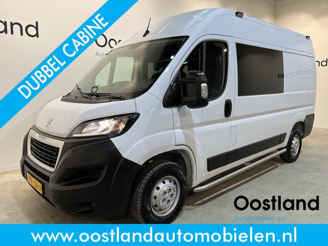 Peugeot BOXER 2.2 BlueHDi 120 PK L2H2 DC Dubbel Cabine / Euro 6 / Airco / CarPlay / Camera / Trekhaak / Cruise Control / 500 KM Z.G.A.N. !!