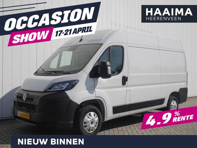 Peugeot BOXER 2.2 BlueHDi L2H2 3.0t 120 Pk | VOORRAAD AUTO | 2-Zits | Cruise Control | Airco | Camera Achter | USB aansluiting