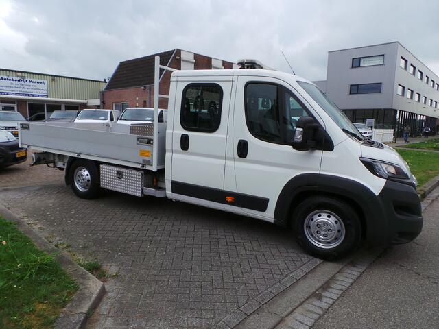 Peugeot BOXER 2.0 164pk EUR6 3000kg trekken BlueHDI L3 DC Kipper Airco,Cruise,Navi,7 persoons,Trekhaak
