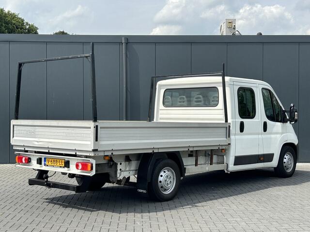 Peugeot BOXER 2.0 164 PK EURO 6 / PICK UP / OPEN LAADBAK / 49.917KM !! / 1e EIG. / 7-PERS DUBBELE CABINE / TREKHAAK / AIRCO / BLUETOOTH