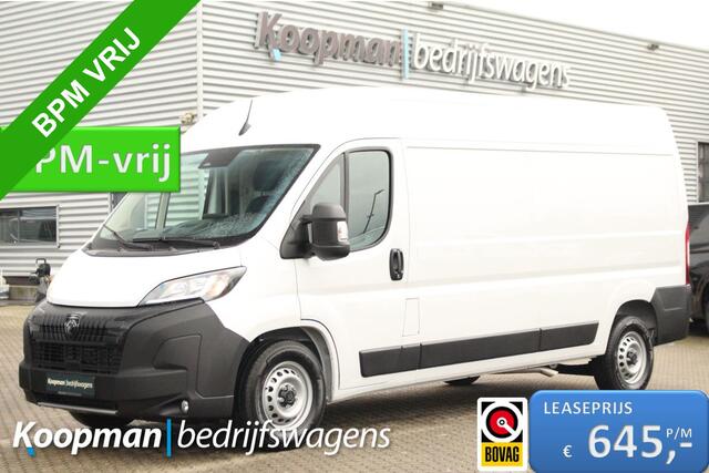 Peugeot BOXER 2.2BlueHDi 180pk S&S | L3H2 3.5t | Automaat | Carplay/Android | Camera | Cruise | Lease 645,- p/m