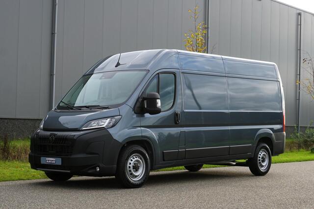 Peugeot BOXER 2.2 BlueHDi 180 L3H2 3.5t Zwaar Automaat |BPM vrij |Groot scherm |Camera |Navi |Cruise |Climate control |Mistlampen |EURO6d |180 pk |Metallic |Nieuw