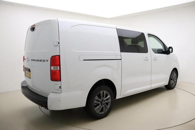 Peugeot EXPERT 2.0 BlueHDi S&S L3 DC 180 PK | Automaat | Dubbele cabine | Airco | Stuurverwarming | Start/stop | Betimmering | Apple Carplay | Navigatie | Camera | Licht metalen velgen