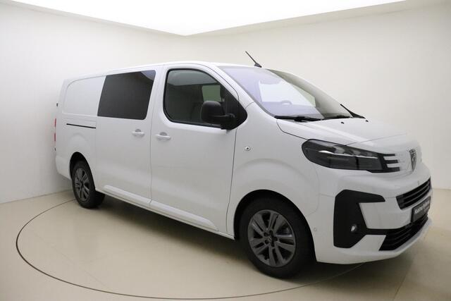 Peugeot EXPERT 2.0 BlueHDi S&S L3 DC 180 PK Automaat | Dubbele cabine | UIT VOORRAAD LEVERBAAR | LEVERING 2024 | Climate Control | Stuurverwarming | Betimmering | Apple Carplay | Navigatie | Camera | LM Velgen